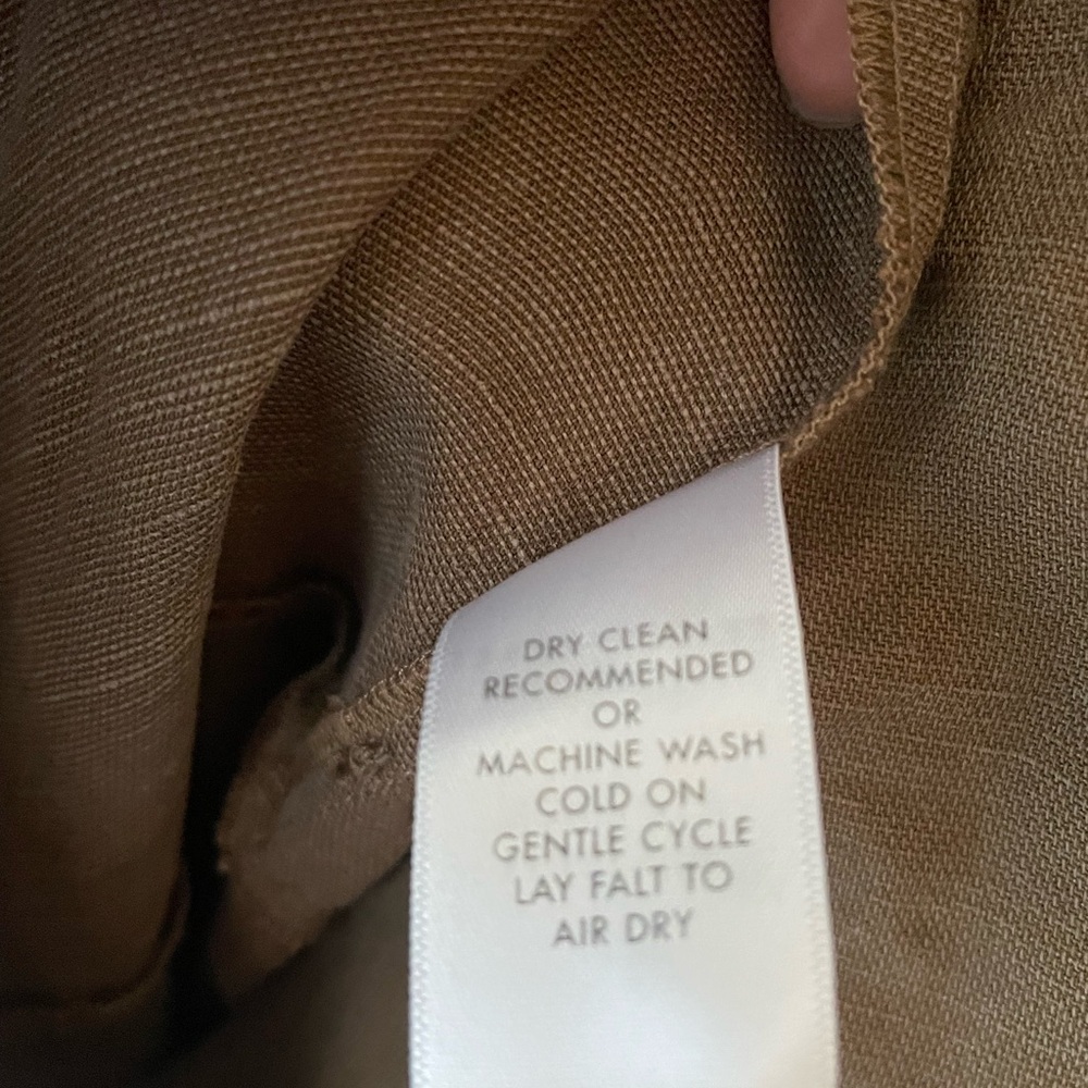 Apiece Apart Khaki Neutral V-Neck Jumpsuit size 2 - Picture 11 of 14